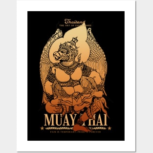 Muay Thai The Garuda Tattoo Posters and Art